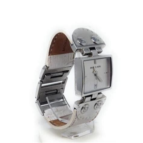 michael kors watch mk4133|MICHAEL KORS MK4133 RECTANGULAR DIAL WHITE .